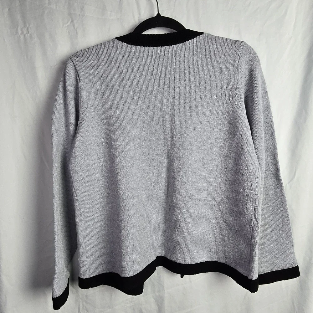 Vintage Margaret O'Leary Wool Blend Open‎ Sweater Jacket Women's Medium Career - Picture 5 of 8